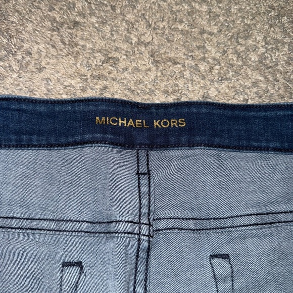 Michael Kors Blue Skinny Jeans Sleek Style - Picture 3 of 4